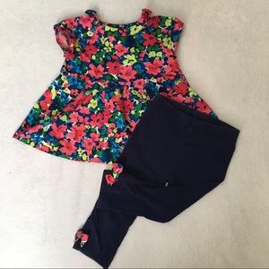 Baby girl / Toddler Girl 2-piece top and pants set